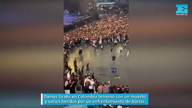 Damas Gratis en Colombia terminó con un muerto y varios heridos por un enfrentamiento de barras
