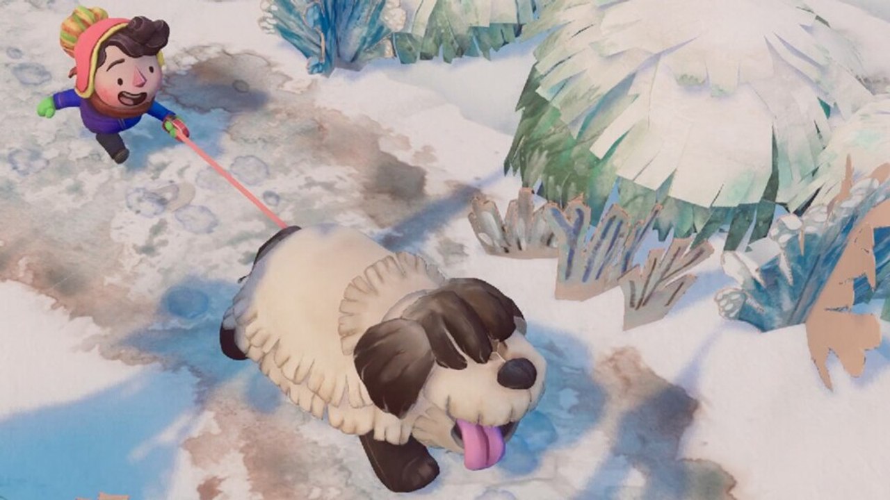 In diesem kostenlosen Adventure seid ihr ein flauschiger Hund, der sein junges Herrchen voller Tatendrang mit der Leine hinter sich herzieht