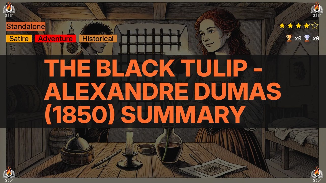 The Black Tulip - Alexandre Dumas (1850) Summary