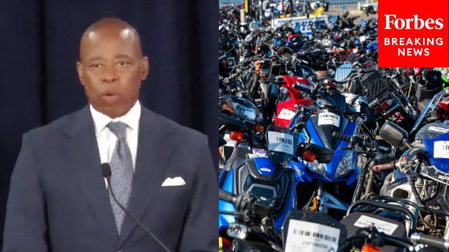 Mayor Eric Adams Touts Confiscation Of 100,000 Scooters–Such As One Used In Shooting Of CBP Officer