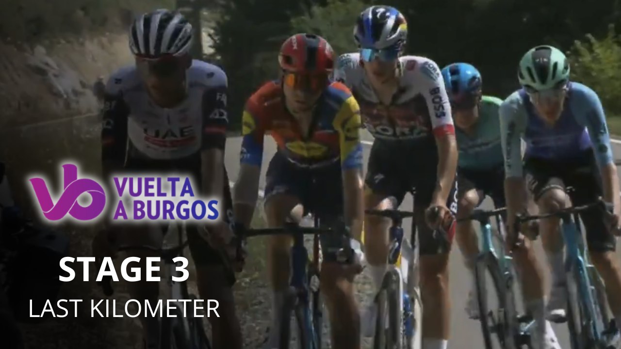 Cyclisme - Tour de Burgos 2025 - Étape 3 Dernier Kilomètre - Léo Bisiaux remporte la 3e étape ! 1ère en pro et coup double