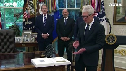 Cook fa un regalo a Trump e Apple aumenta l'investimento negli Usa