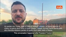 Zelensky: Ho parlato con Trump dopo visita di Witkoff a Mosca, Russia più propensa a tregua