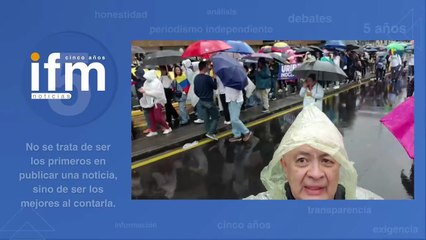 Reporte de la marcha del 7 de agosto en Bogotá