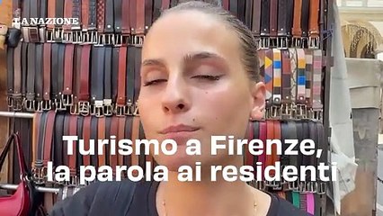 Turismo a Firenze, la parola ai residenti
