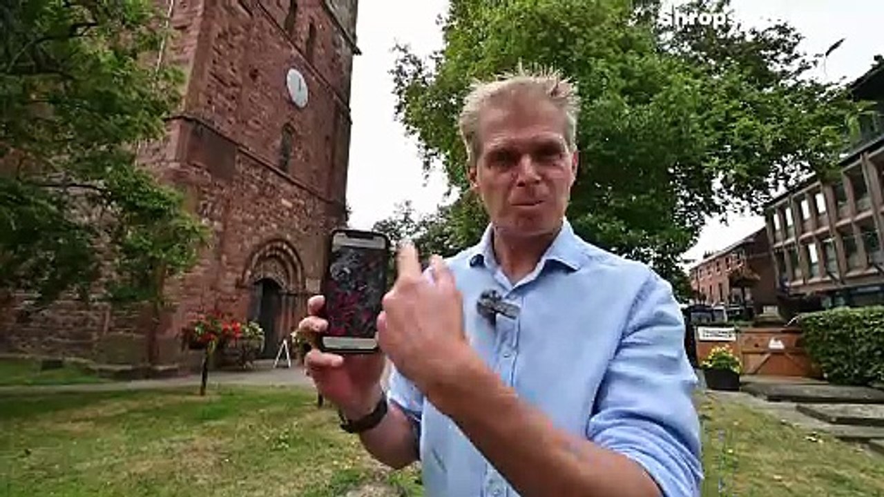 Dr Paul Belford has developed an app called Histomap, which helps people learn about Shrewsbury's historical sights.