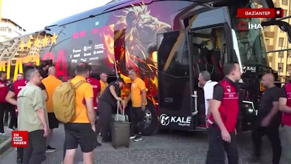 Galatasaray, ligin ilk maçı için Gaziantep'te