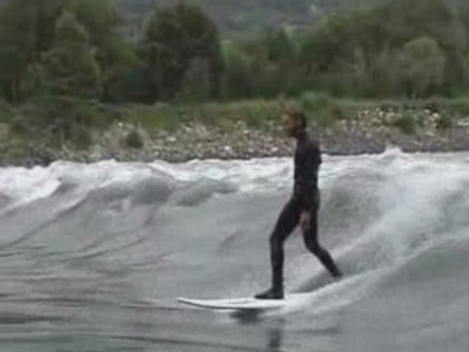 Spot de surf sur L'Isère - Goncelin