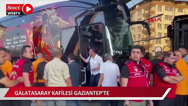 Galatasaray kafilesi Gaziantep'te