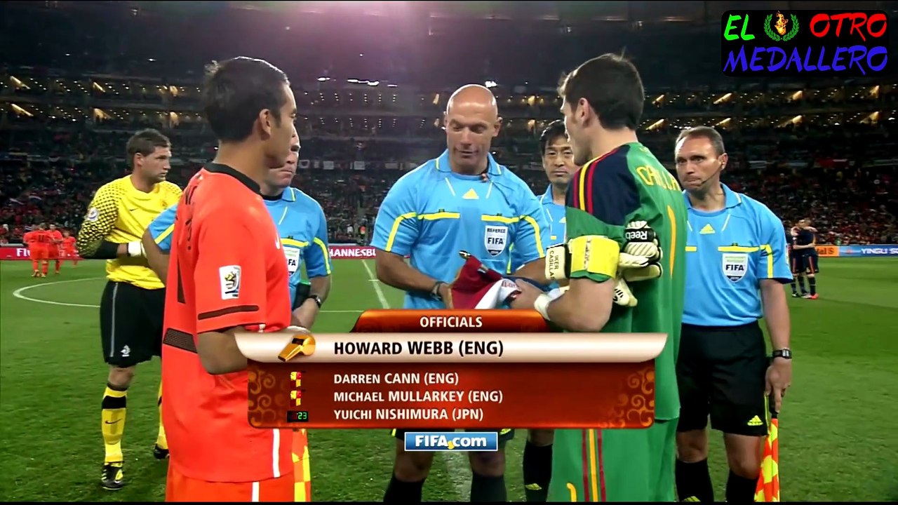 2010 España - Paises Bajos Final Sudáfrica 2010