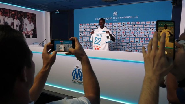 Timothy Weah officiellement présenté aux médias - Foot - Ligue 1 - OM