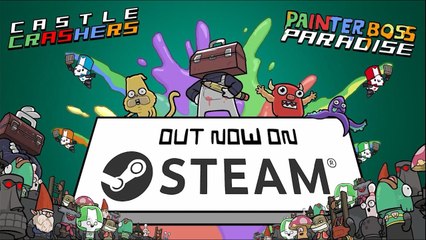 Castle Crashers - Painter Boss Paradise DLC Tráiler de Lanzamiento