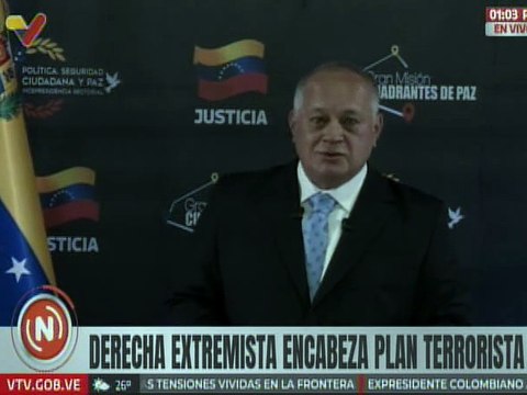 Vpdte. Sec. Cabello: El tema de la seguridad es de todas las autoridades nacionales