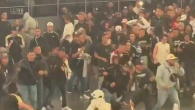 Impresionantes videos de disturbios ocurridos en el Movistar Arena: reportan una persona muerta