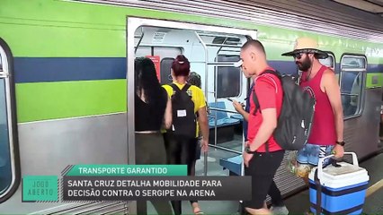Santa Cruz detalha mobilidade para decisão contra o Sergipe na arena