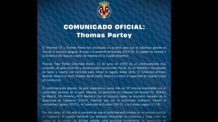 El Villarreal ficha a Thomas Partey