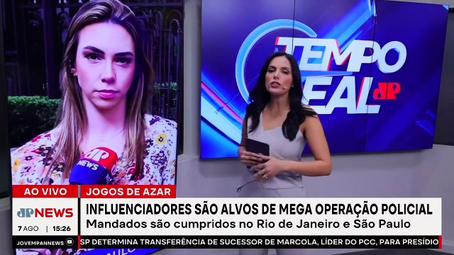 Jogos de azar: Influenciadores são alvos de mega operação policial | TEMPO REAL