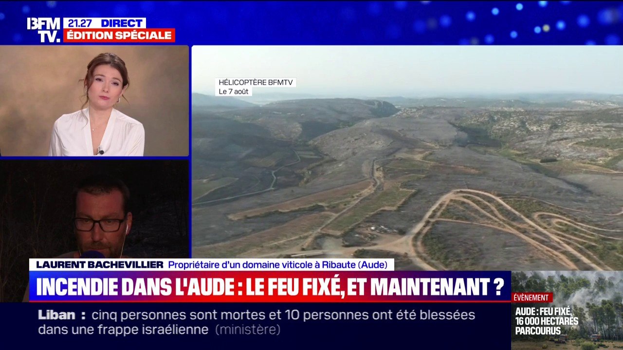 Feu fixé dans l'Aude: les pompiers ont commencé le travail de noyage