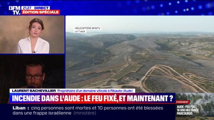 Feu fixé dans l'Aude: les pompiers ont commencé le travail de noyage