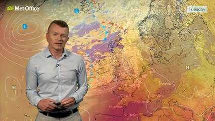 Met Office Sunday evening weather forecast 10/08/2025.