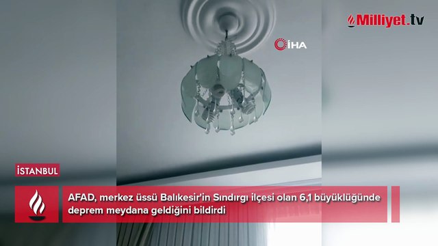 Balıkesir'de 6.1 büyüklüğünde deprem! İstanbul, Bursa ve çevre illerde hissedildi...İşte son durum