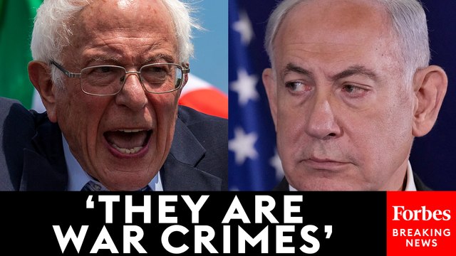 Bernie Sanders Rails Against Israel's Invasion Of Gaza, Says Netanyahu And Sinwar Are War Criminals