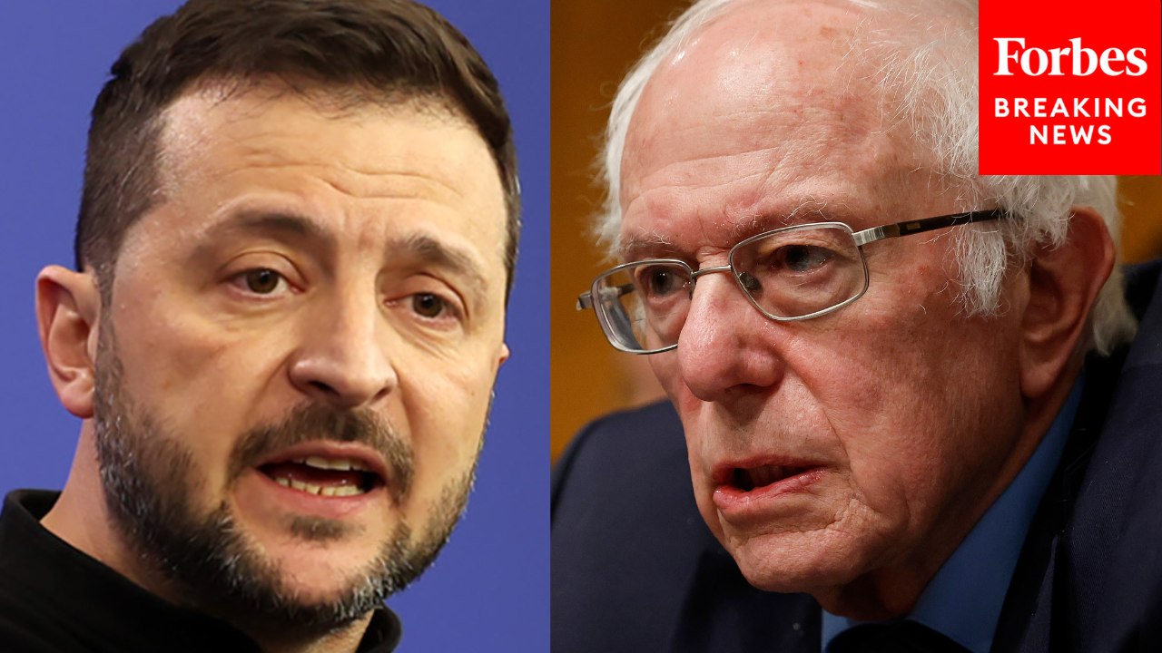 Bernie Sanders Says Ukraine Should Have 'A Significant Say' In Ceasefire Ahead Of Putin-Trump Summit