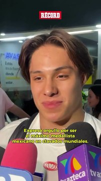Osmar Olvera comparte su emoción y orgullo por convertirse en el máximo medallista mexicano en clavados