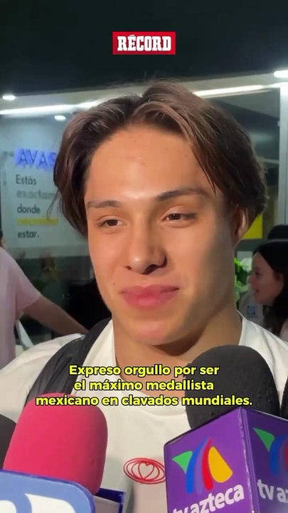 Osmar Olvera comparte su emoción y orgullo por convertirse en el máximo medallista mexicano en clavados