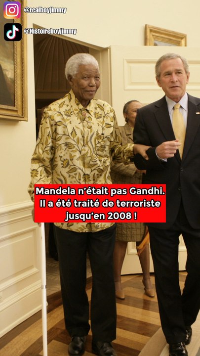 Mandela n’était pas Gandhi. Il a été traité de terroriste jusqu’en 2008