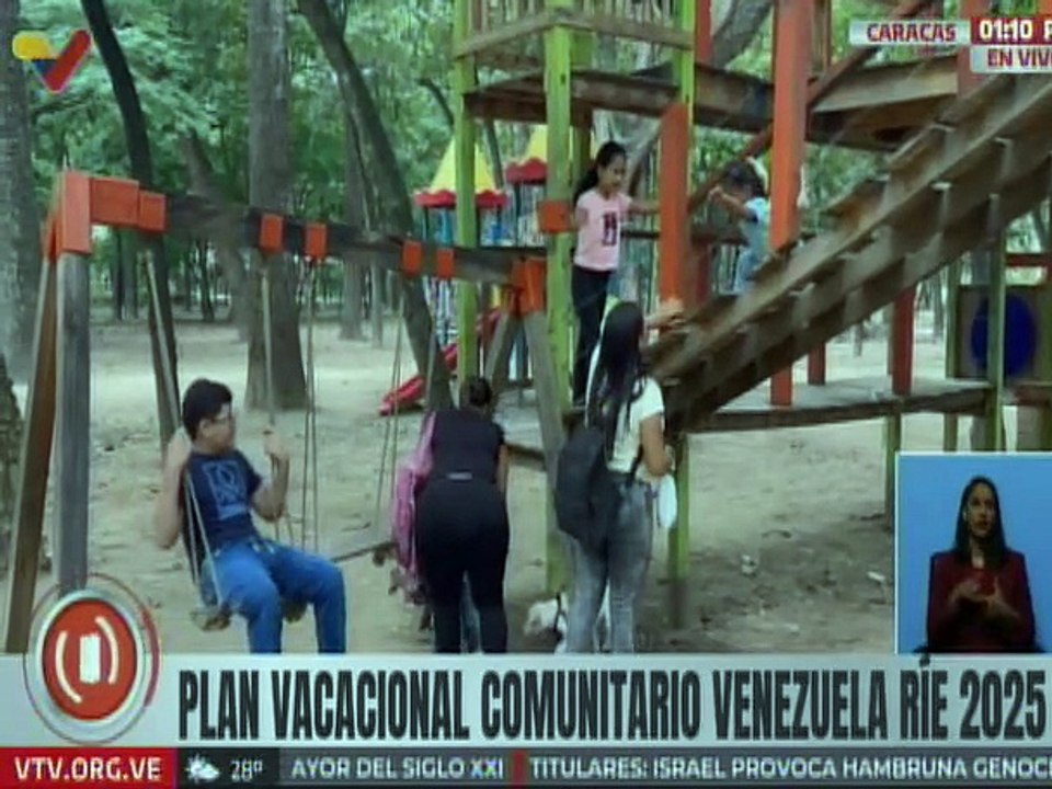 Plan Vacacional Comunitario Venezuela Ríe llega al Parque Los Caobos para llenar de alegría a sus visitantes