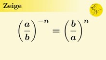 Kehrwert einer Potenz