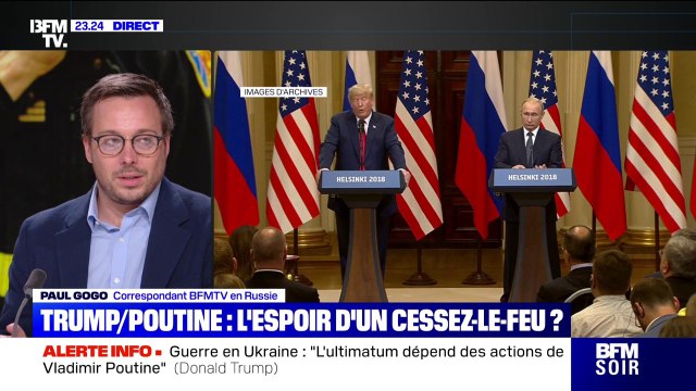Sommet entre Donald Trump et Vladimir Poutine: Cette rencontre va être manipulée par le président russe , estime Paul Gogo, correspondant BFMTV en Russie