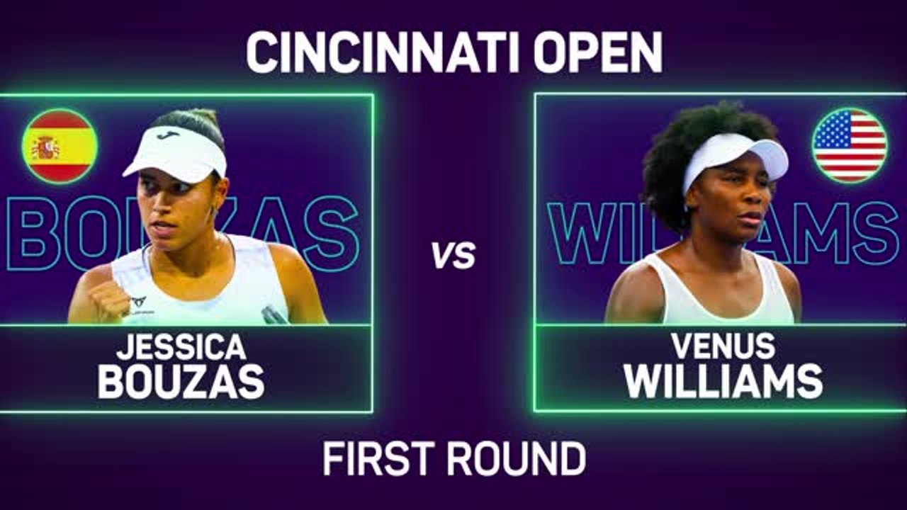 Williams beaten by 22-year-old Bouzas in Cincinnati
