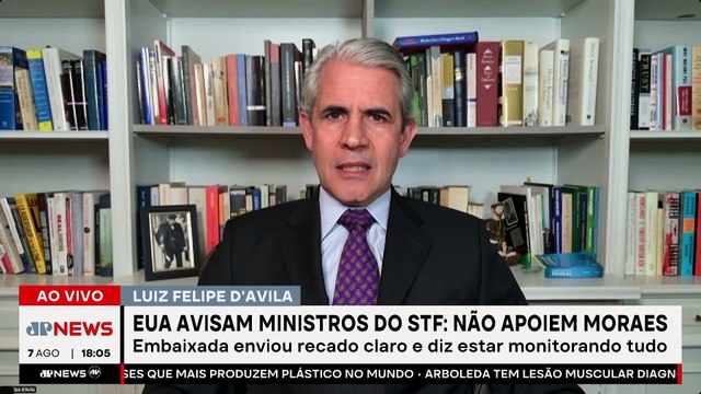 EUA ACUSAM MORAES DE CENSURA / ALCOLUMBRE NEGA IMPEACHMENT DE JUÍZ | OS PINGOS NOS IS - 07/08/2025