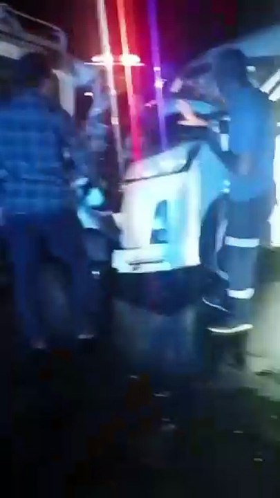 حادث تصادم 3 سيارات بطريق مرسي علم