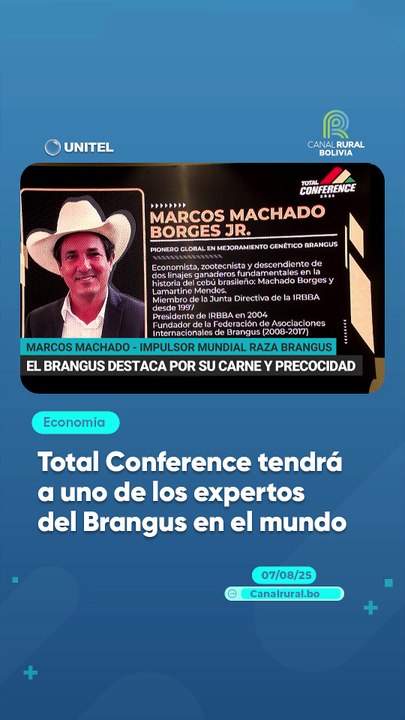 Total Conference tendrá a uno de los expertos del Brangus en el mundo
