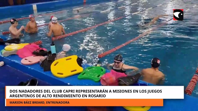 Nadadores del CAPRI representarán a Misiones en los Juegos Argentinos de Alto Rendimiento en Rosario