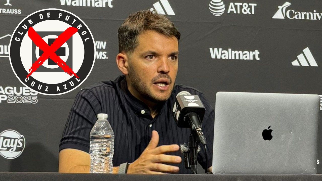 Nicolás Larcamón le pone cara al fracaso de Cruz Azul en Leagues Cup: "Fue una participación fea"