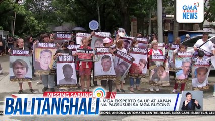 DOJ, nagpapatulong sa mga eksperto sa UP at Japan para sa mga advanced na pagsusuri sa mga butong nakuha sa Taal Lake | Balitanghali