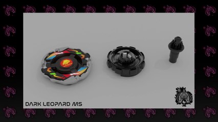 SpeedModeling | Dark Leopard MS | Beyblade X | Blender 3D #timelapse