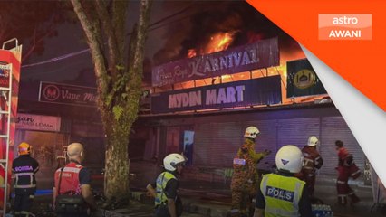 14 rumah, beberapa kedai musnah dalam kebakaran di Pantai Dalam