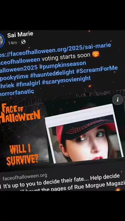 Competing in Face of Halloween for the second year!