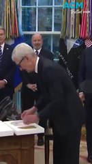 Golden gift for Trump: Apple CEO's Oval Office moment seals $100B pledge