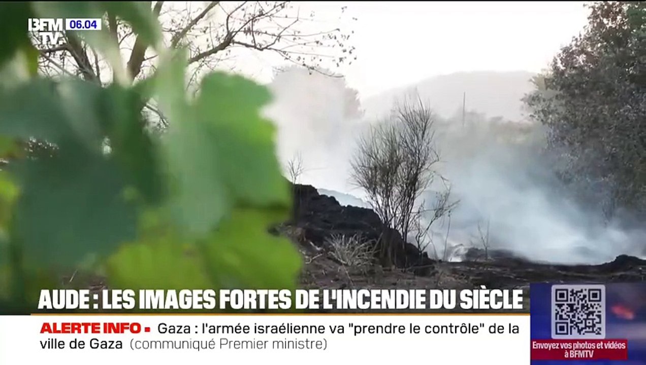 Incendie dans l’Aude  : Les terribles images après le passage du plus gros incendie en France depuis 50 ans