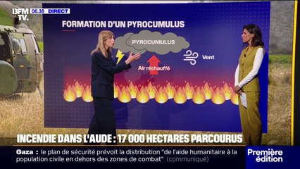 Feu dans l'Aude: c'est quoi le pyrocumulus, ce nuage qui inquiète, aperçu au dessus de l'incendie ?