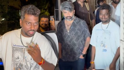 Atlee Kumar Surrounded by Paparazzi Outside Mumbai Dubbing Studio 🎬