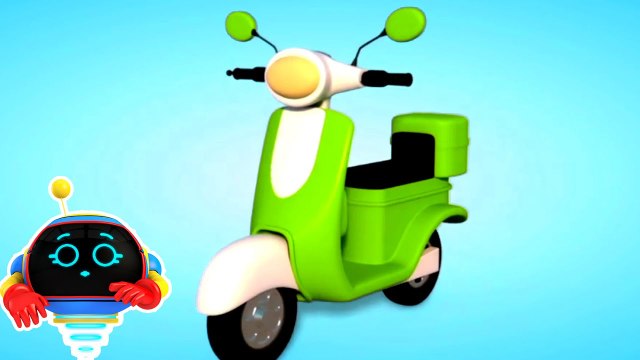 Scooter Song 🚲 | Kids Channel – Cars & Trucks Cartoons for Children | Nursery Rhymes & Kids Songs