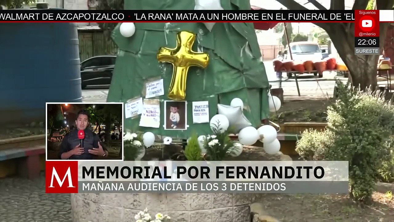 Fue colocado un memorial en honor a Fernandito, niño asesinado en Los Reyes, La Paz