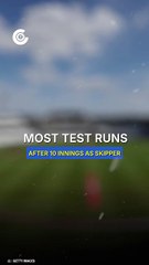 When the captain leads, the scoreboard smiles 😎 Most runs after 10 innings is right here